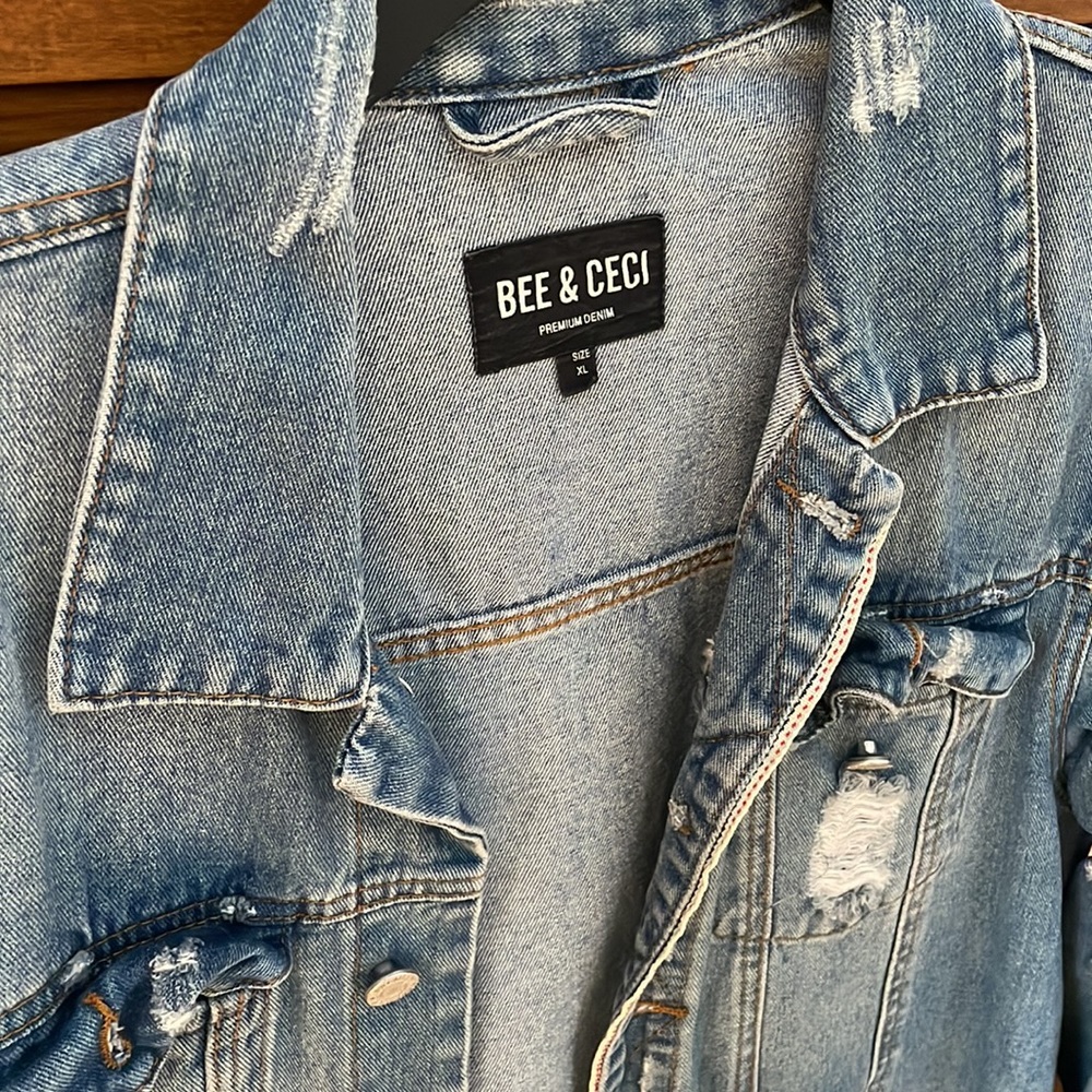 Distressed Jean Jacket - Picture 2 of 3